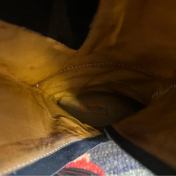 Miz Mooz Kailia Black Leather Boots Size 7 - Picture 9 of 9